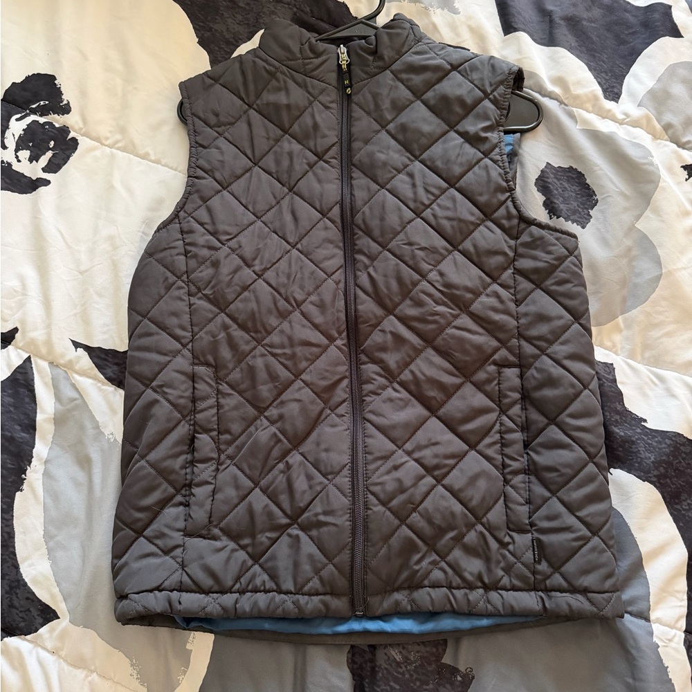 Quilted black Vest